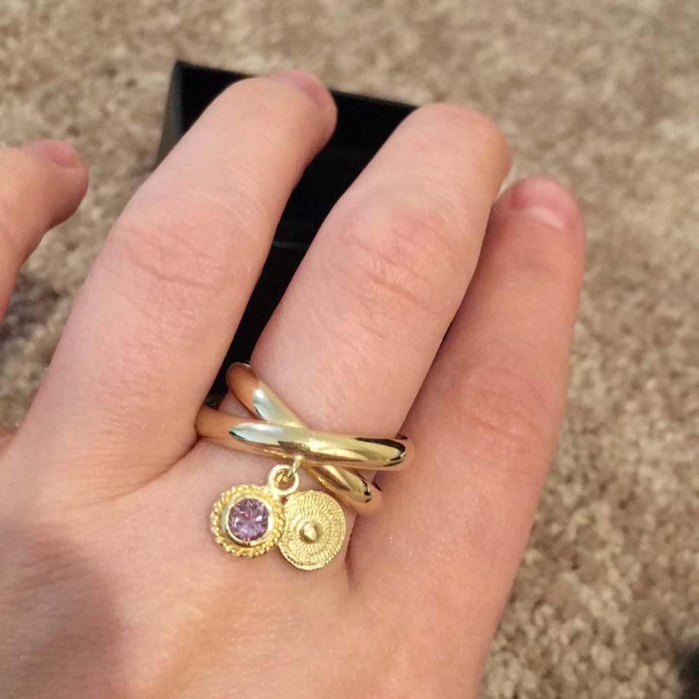 Technibond 925 gemstone ring